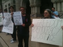 Milwaukee activists protests FBI
