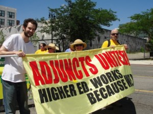 Educators march at the opening of the United States Social Forum (USSF) June 2010, Detroit