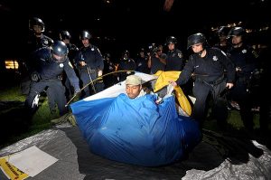 Police invade, attack & brutalize Occupy Oakland participants.