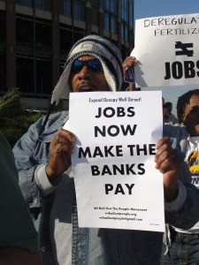 Dozens protest Scott Walker at Lambeau Field Nov. 1. 