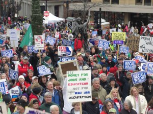 The crowd in Madison Nov. 19.