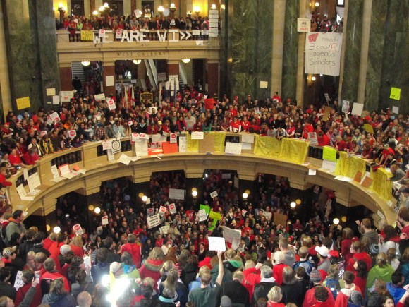 Feb. 18, 2011 at the state capitol in Madison.