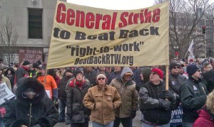 At the state capitol Dec. 11, 2012, Lansing, Michigan. 