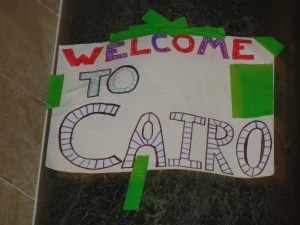 Sign in occupied state capitol in Madison, WI Feb. 20, 2011.