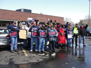 Rally at the main post office in Witchita, Kansas March 24.