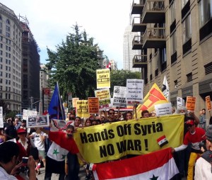 Sept. 7 march in NYC from Union Square to Times Square.