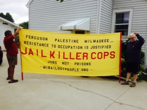 Photo: Wisconsin Bail Out The People Movement, Green Bay, WI August 20, 2014.