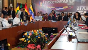 Gathering of ALBA nations with Venezuelan subsidized oil program Petrocaribe earlier this year. (Photo: AVN)