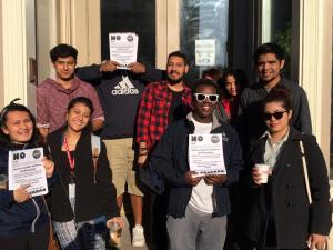 Members of Youth Empowered in the Struggle before hitting the streets May 22 to conduct outreach in a campaign to defeat Wall Street's attempts to take over Milwaukee Public Schools [Photo: YES]