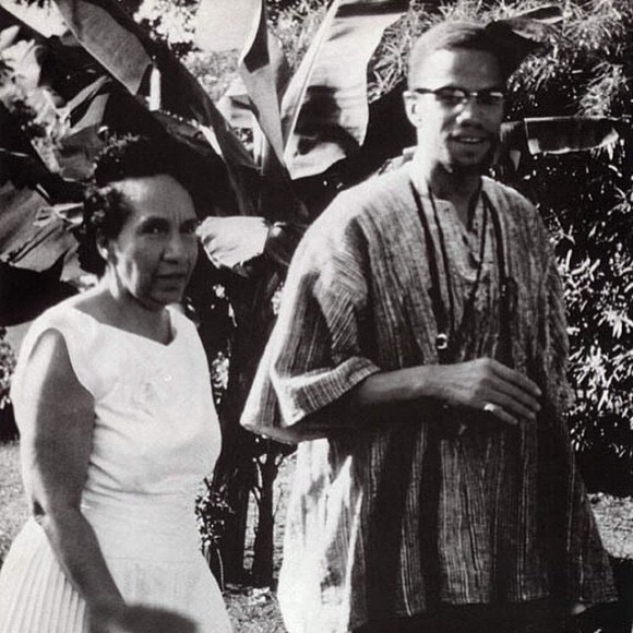 Shirley-Graham-Du-Bois-with-Malcolm-X-in-Ghana-May-1964