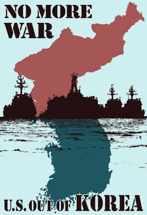 U.S. Out Of Korea Screenprint