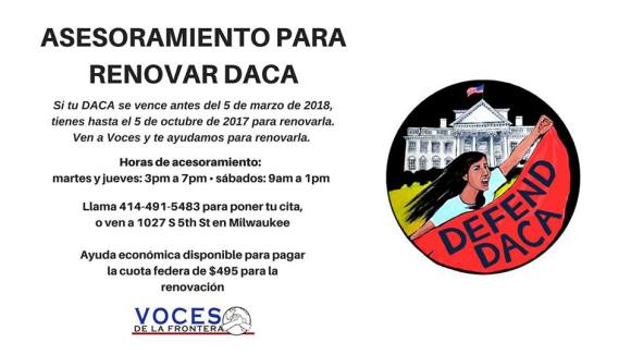 DACA Renewal Voces September 14 2017