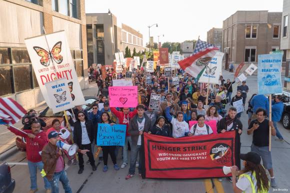 Racine WI September 5 2017 DACA Protest