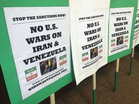 IRAN VENEZUELA WI BOPM Placard May 22 2019