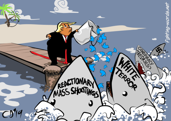 chum trump twitter cartoon