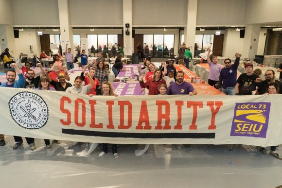 Chicago CTU SEIU Banner October 2019