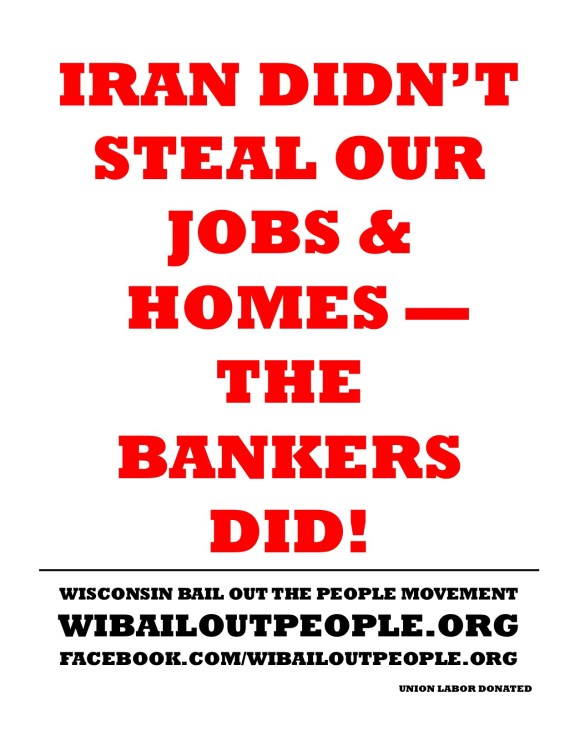 Iran Bankers Placard 1 20 2020