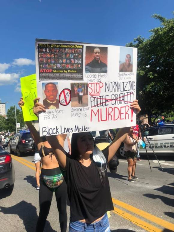 Stop Police Murder Roanoke VA May 30 2020